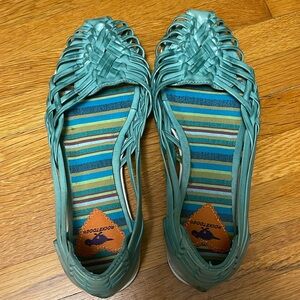 Rocket dog woven sandals Teal